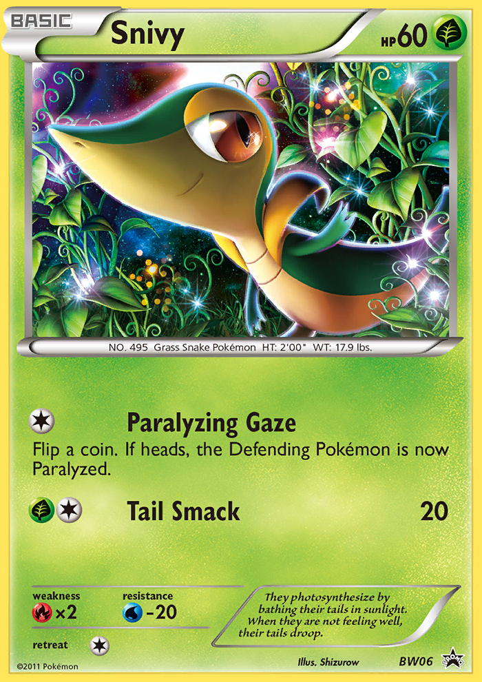 Snivy (BW06) [Black & White: Black Star Promos] | Eastridge Sports Cards & Games