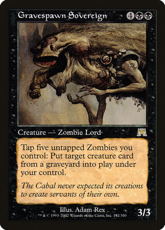 Gravespawn Sovereign [Onslaught] | Eastridge Sports Cards & Games