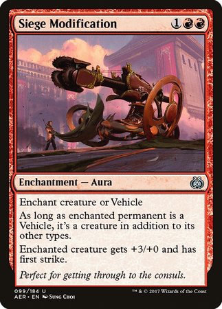 Siege Modification [Aether Revolt] | Eastridge Sports Cards & Games