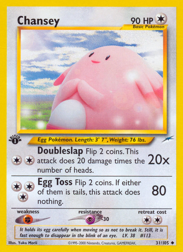 Chansey (31/105) [Neo Destiny 1st Edition] | Eastridge Sports Cards & Games