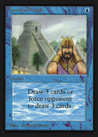 Ancestral Recall (IE) [Intl. Collectors’ Edition]