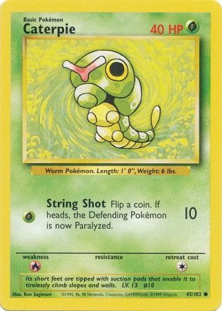 Caterpie (45/102) [Base Set Unlimited] | Eastridge Sports Cards & Games