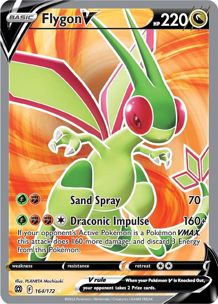 Flygon V (164/172) [Sword & Shield: Brilliant Stars] | Eastridge Sports Cards & Games