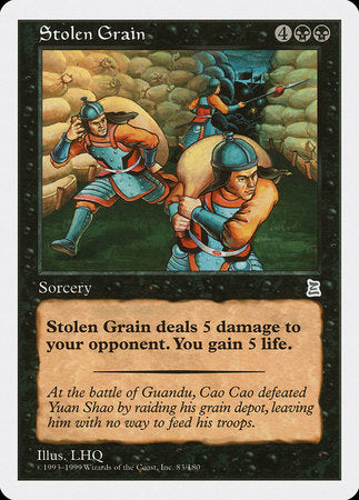 Stolen Grain [Portal Three Kingdoms] | Eastridge Sports Cards & Games