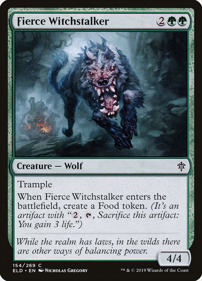 Fierce Witchstalker [Throne of Eldraine] | Eastridge Sports Cards & Games