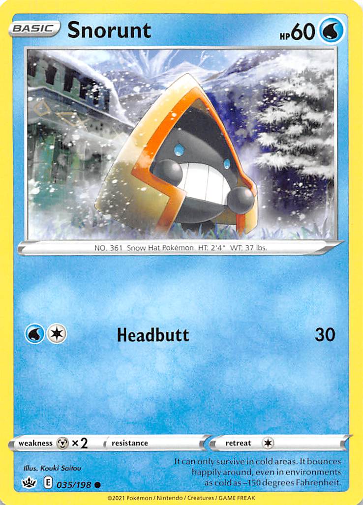 Snorunt (035/198) [Sword & Shield: Chilling Reign] | Eastridge Sports Cards & Games