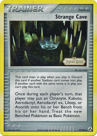 Strange Cave (77/92) (Stamped) [EX: Legend Maker] | Eastridge Sports Cards & Games