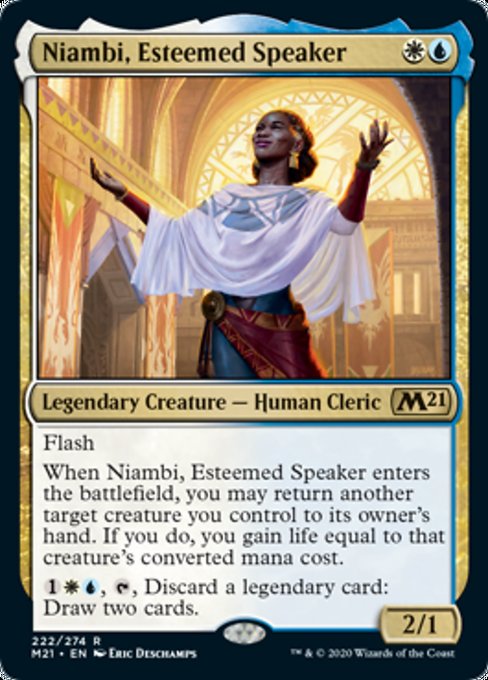 Niambi, Esteemed Speaker [Core Set 2021] | Eastridge Sports Cards & Games