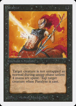 Paralyze [Unlimited Edition] | Eastridge Sports Cards & Games