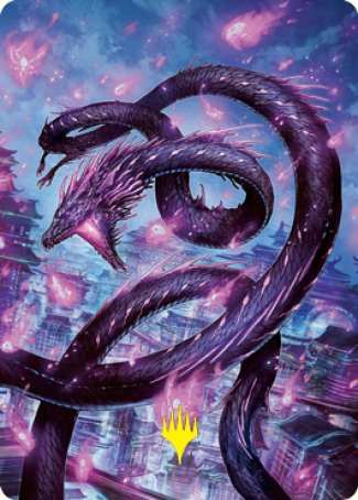 Junji, the Midnight Sky 2 Art Card (Gold-Stamped Signature) [Kamigawa: Neon Dynasty Art Series] | Eastridge Sports Cards & Games