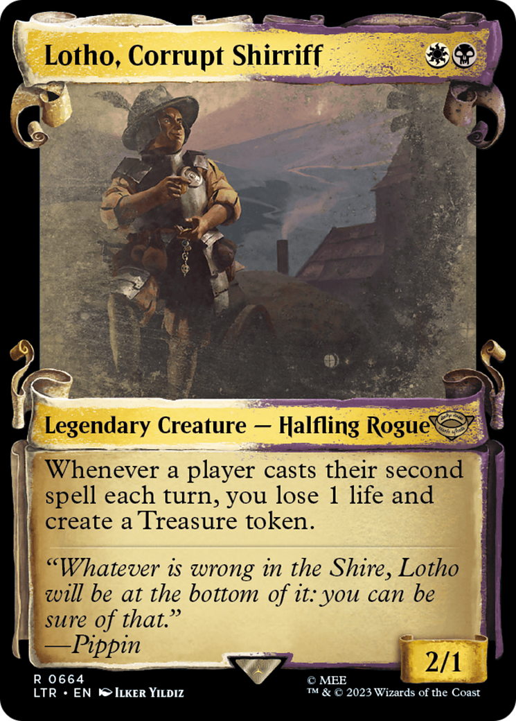 Lotho, Corrupt Shirriff [The Lord of the Rings: Tales of Middle-Earth Showcase Scrolls] | Eastridge Sports Cards & Games