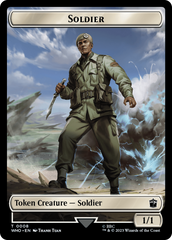Soldier // Cyberman Double-Sided Token [Doctor Who Tokens] | Eastridge Sports Cards & Games