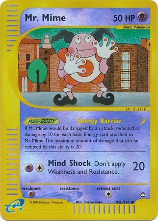 Mr Mime (95b/147) [Aquapolis] | Eastridge Sports Cards & Games