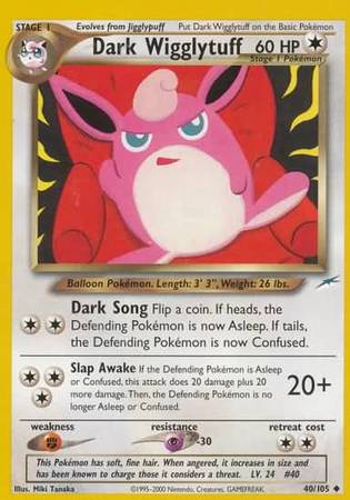 Dark Wigglytuff (40/105) [Neo Destiny Unlimited] | Eastridge Sports Cards & Games