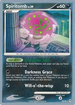 Spiritomb LV.39 (32/99) (Boltevoir - Michael Pramawat) [World Championships 2010] | Eastridge Sports Cards & Games