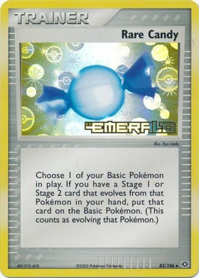 Rare Candy (83/106) (Stamped) [EX: Emerald] | Eastridge Sports Cards & Games