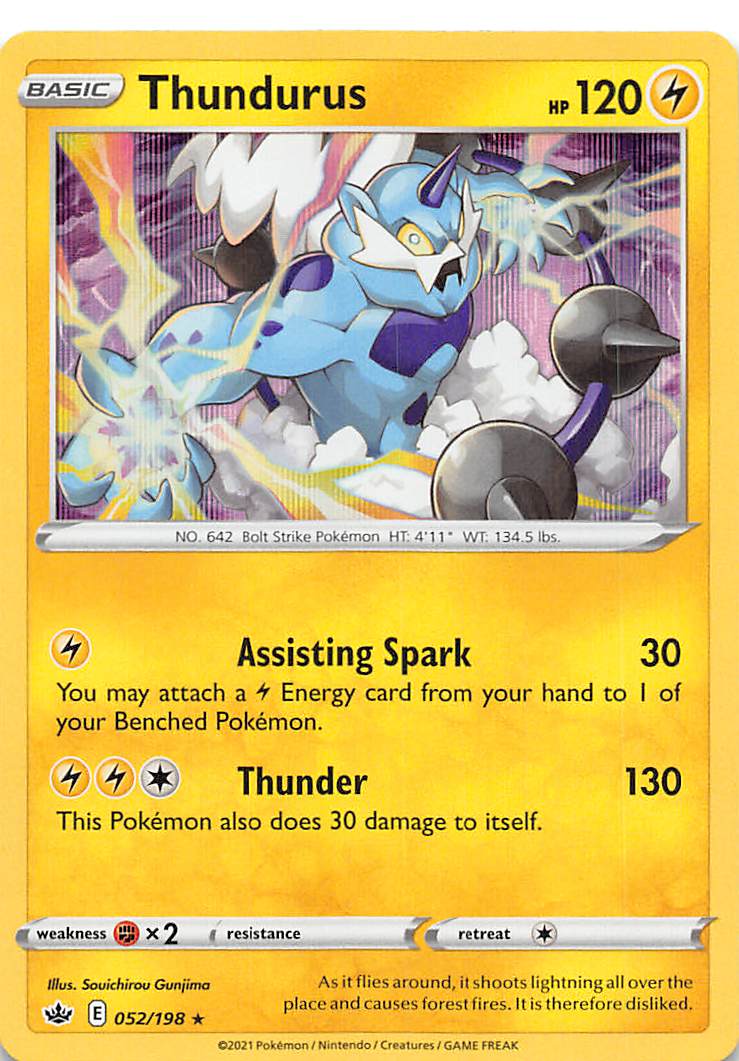 Thundurus (052/198) [Sword & Shield: Chilling Reign] | Eastridge Sports Cards & Games