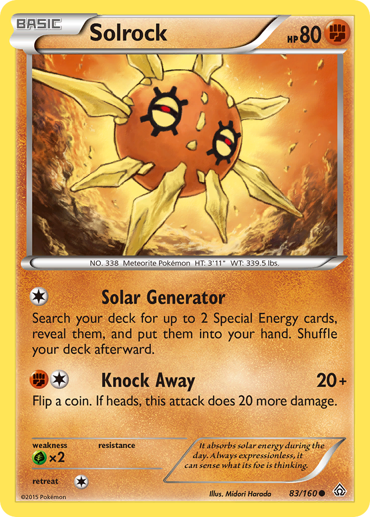 Solrock (83/160) [XY: Primal Clash] | Eastridge Sports Cards & Games