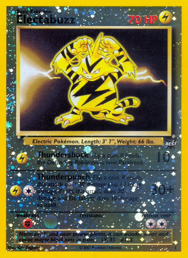 Electabuzz (1) [Best of Promos] | Eastridge Sports Cards & Games