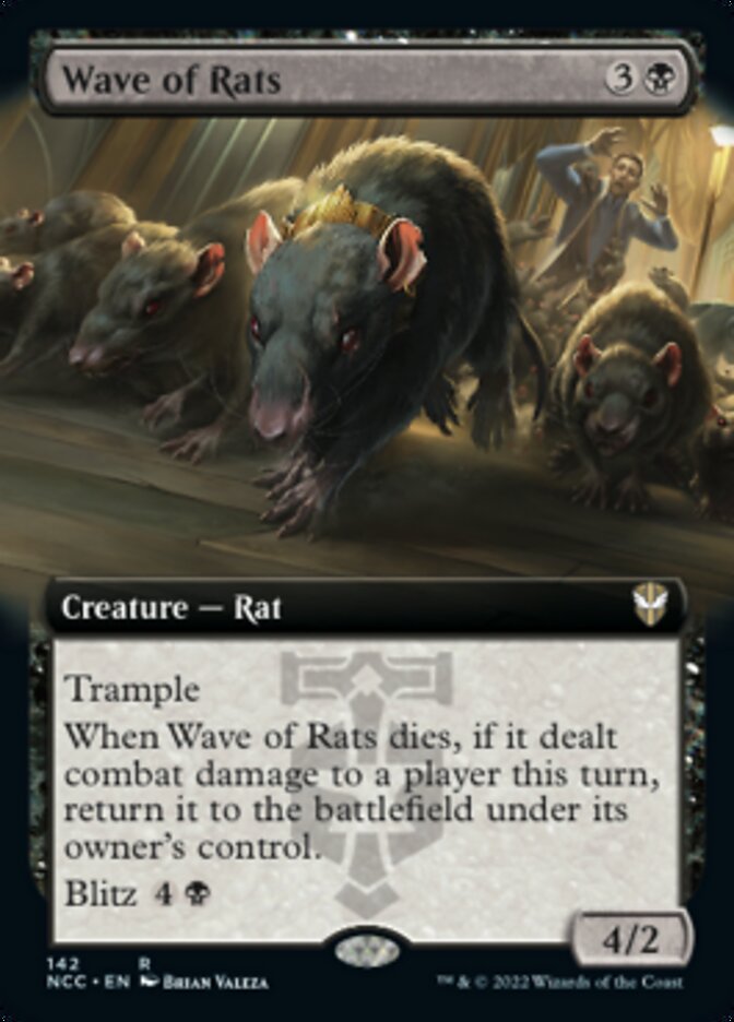 Wave of Rats (Extended Art) [Streets of New Capenna Commander] | Eastridge Sports Cards & Games