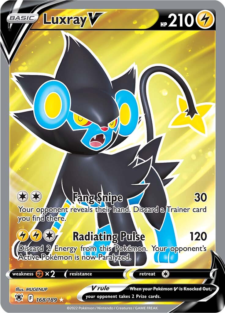 Luxray V (168/189) [Sword & Shield: Astral Radiance] | Eastridge Sports Cards & Games