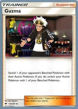 Guzma (115/147) (Victory Map - Robin Schulz) [World Championships 2018] | Eastridge Sports Cards & Games