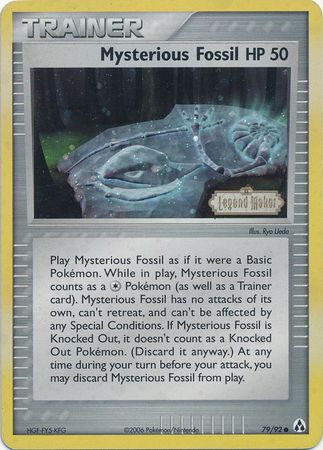 Mysterious Fossil (79/92) (Stamped) [EX: Legend Maker] | Eastridge Sports Cards & Games