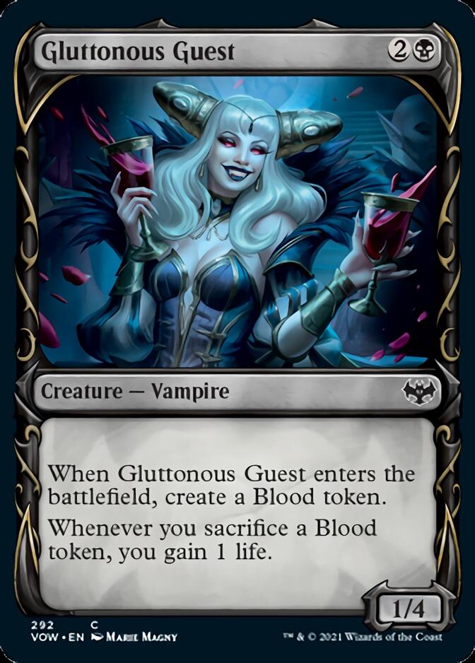 Gluttonous Guest (Showcase Fang Frame) [Innistrad: Crimson Vow] | Eastridge Sports Cards & Games