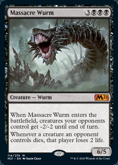 Massacre Wurm [Core Set 2021] | Eastridge Sports Cards & Games