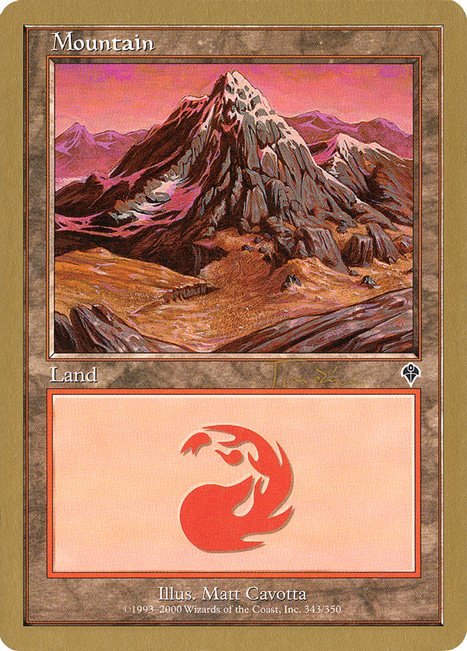 Mountain (jt343a) (Jan Tomcani) (INV) [World Championship Decks 2001] | Eastridge Sports Cards & Games