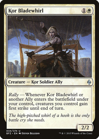 Kor Bladewhirl [Battle for Zendikar] | Eastridge Sports Cards & Games