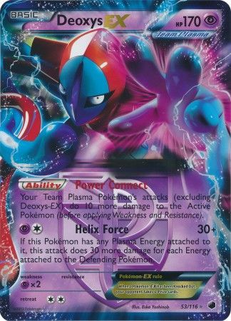 Deoxys EX (53/116) (Jumbo Card) [Black & White: Plasma Freeze] | Eastridge Sports Cards & Games