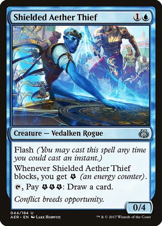 Shielded Aether Thief [Aether Revolt] | Eastridge Sports Cards & Games