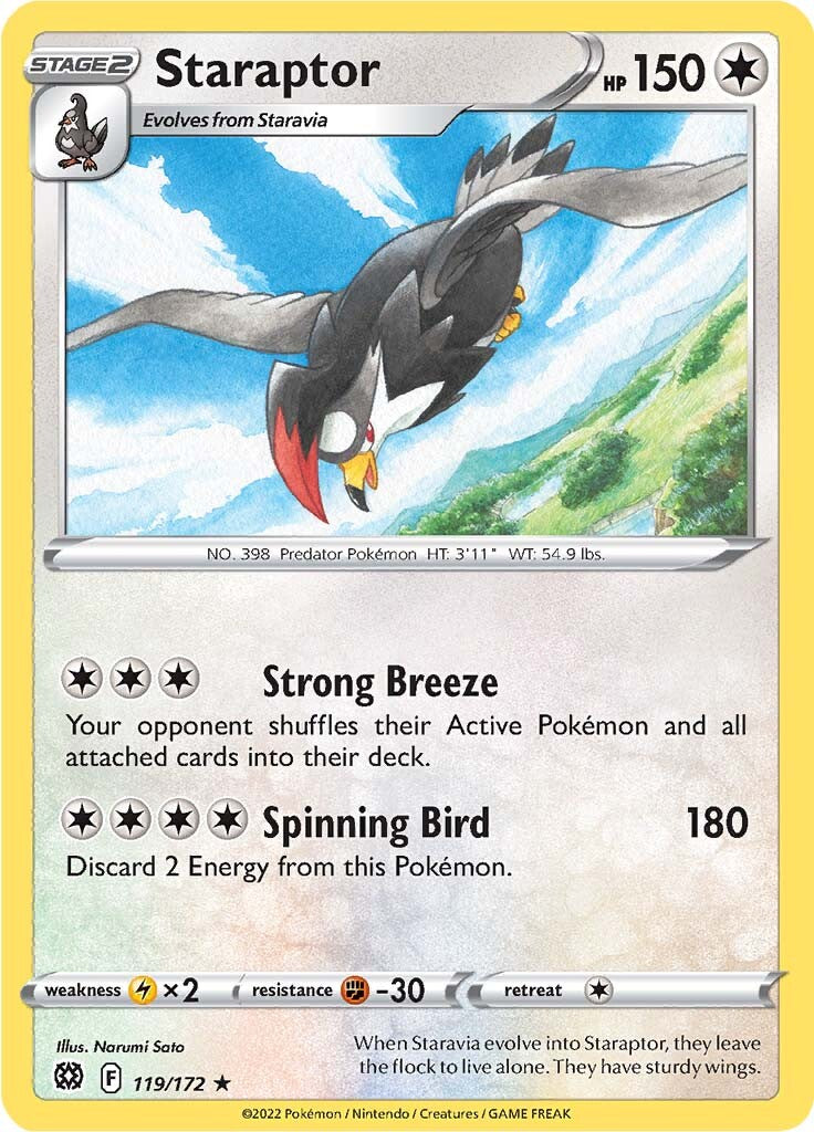 Staraptor (119/172) [Sword & Shield: Brilliant Stars] | Eastridge Sports Cards & Games