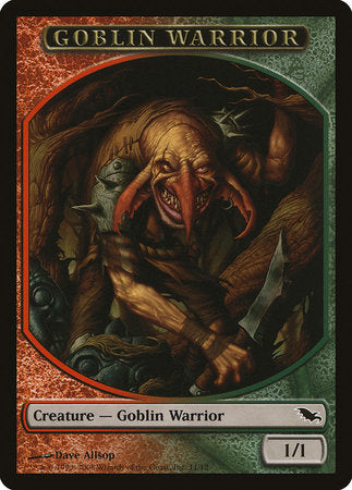 Goblin Warrior Token (Red/Green) [Shadowmoor Tokens] | Eastridge Sports Cards & Games