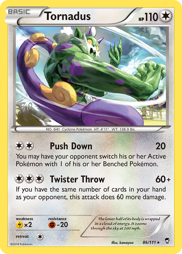Tornadus (86/111) [XY: Furious Fists] | Eastridge Sports Cards & Games
