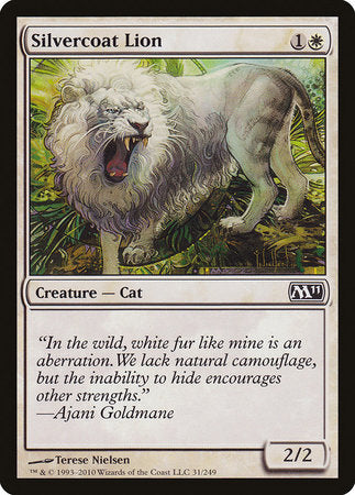 Silvercoat Lion [Magic 2011] | Eastridge Sports Cards & Games