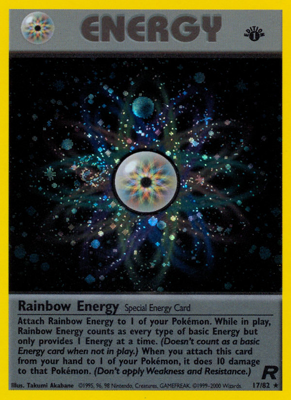 Rainbow Energy (17/82) [Team Rocket 1st Edition] | Eastridge Sports Cards & Games