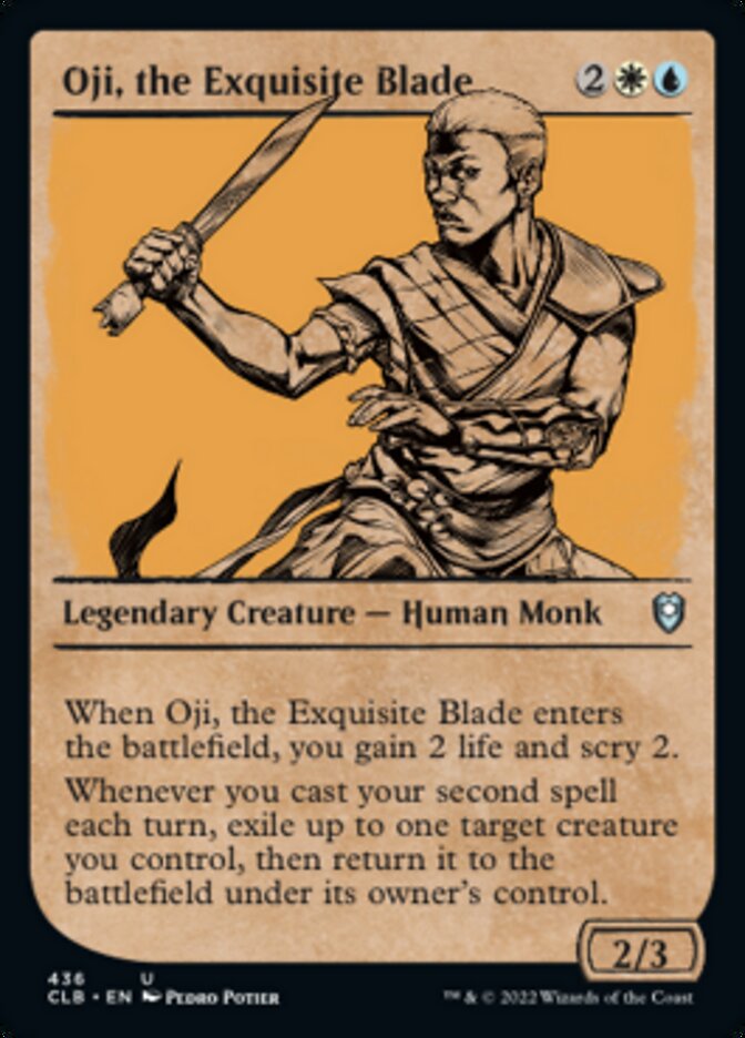 Oji, the Exquisite Blade (Showcase) [Commander Legends: Battle for Baldur's Gate] | Eastridge Sports Cards & Games