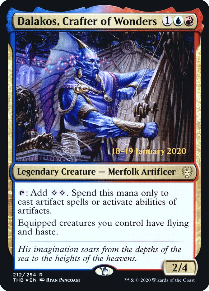 Dalakos, Crafter of Wonders [Theros Beyond Death Prerelease Promos] | Eastridge Sports Cards & Games