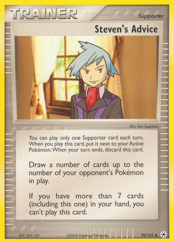 Steven's Advice (92/101) [EX: Hidden Legends] | Eastridge Sports Cards & Games