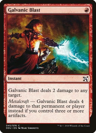 Galvanic Blast [Duel Decks: Elves vs. Inventors] | Eastridge Sports Cards & Games