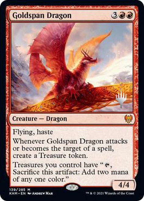 Goldspan Dragon [Kaldheim Promo Pack] | Eastridge Sports Cards & Games