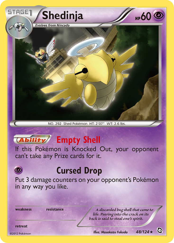 Shedinja (48/124) [Black & White: Dragons Exalted] | Eastridge Sports Cards & Games