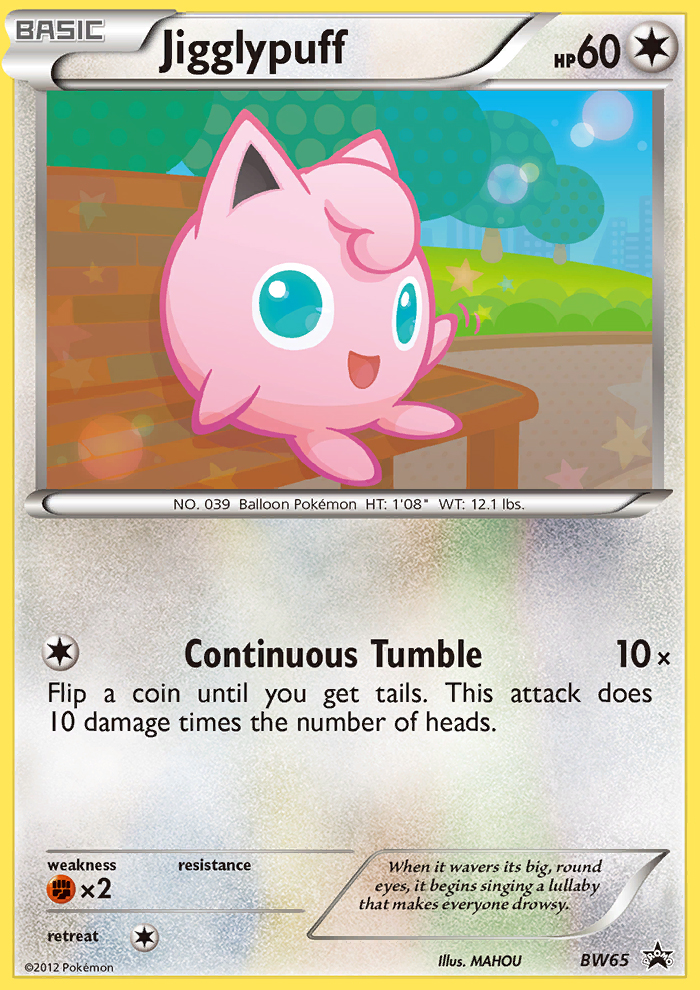 Jigglypuff (BW65) [Black & White: Black Star Promos] | Eastridge Sports Cards & Games