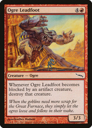 Ogre Leadfoot [Mirrodin] | Eastridge Sports Cards & Games