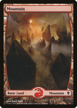 Mountain (243) - Full Art [Zendikar] | Eastridge Sports Cards & Games