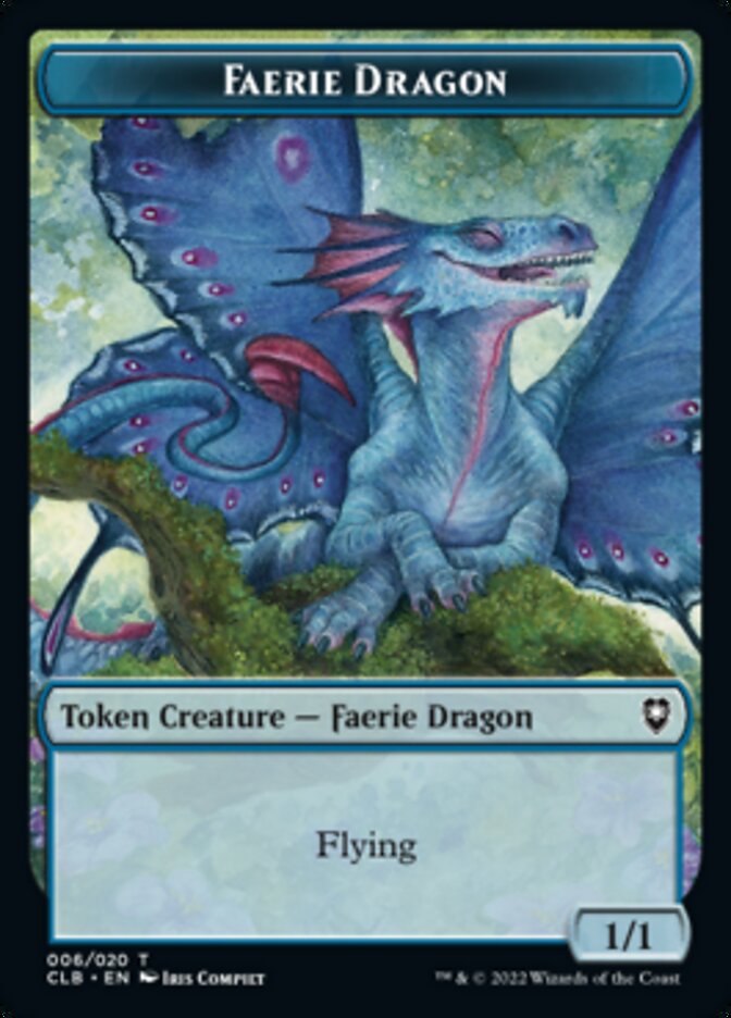 Faerie Dragon Token [Commander Legends: Battle for Baldur's Gate Tokens] | Eastridge Sports Cards & Games