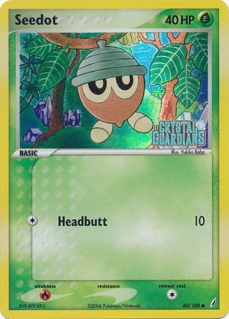 Seedot (60/100) (Stamped) [EX: Crystal Guardians] | Eastridge Sports Cards & Games