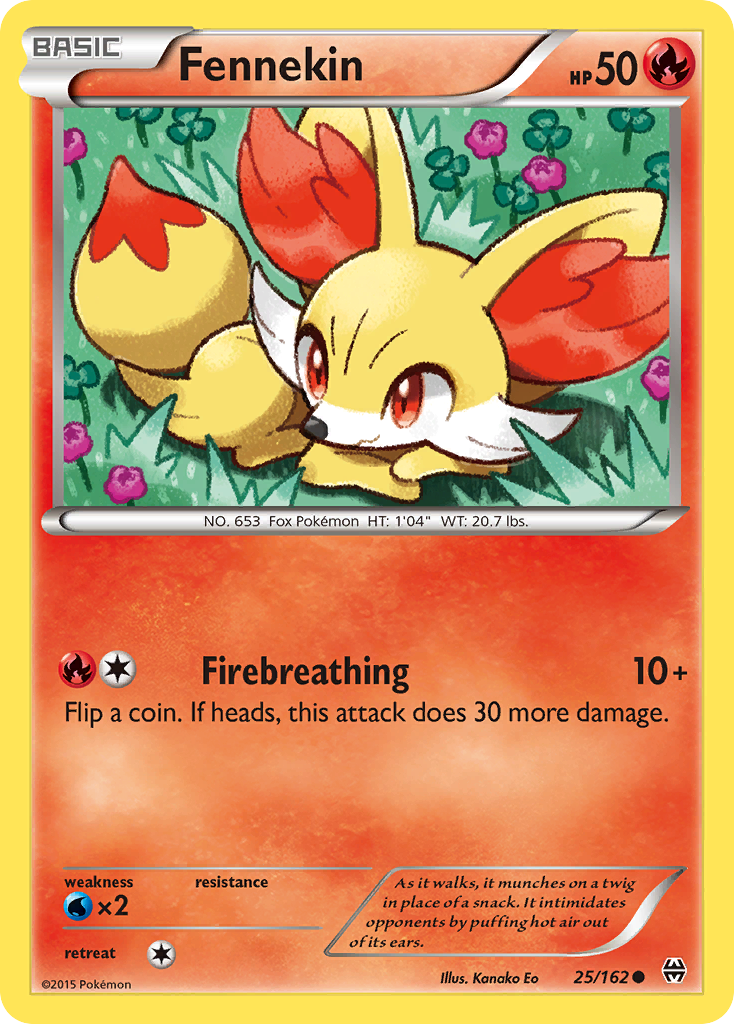 Fennekin (25/162) [XY: BREAKthrough] | Eastridge Sports Cards & Games